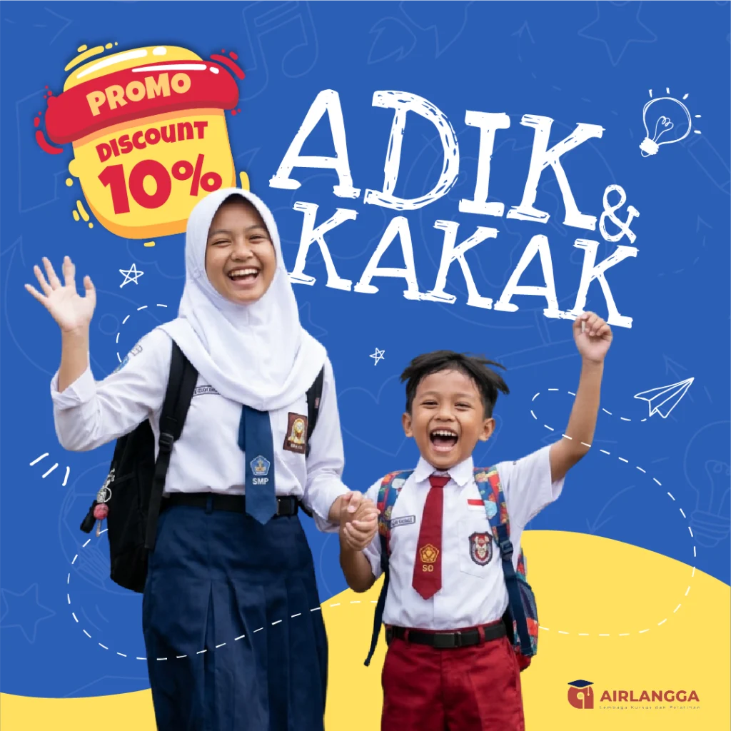 promo belajar adik kakak lkp airlangga