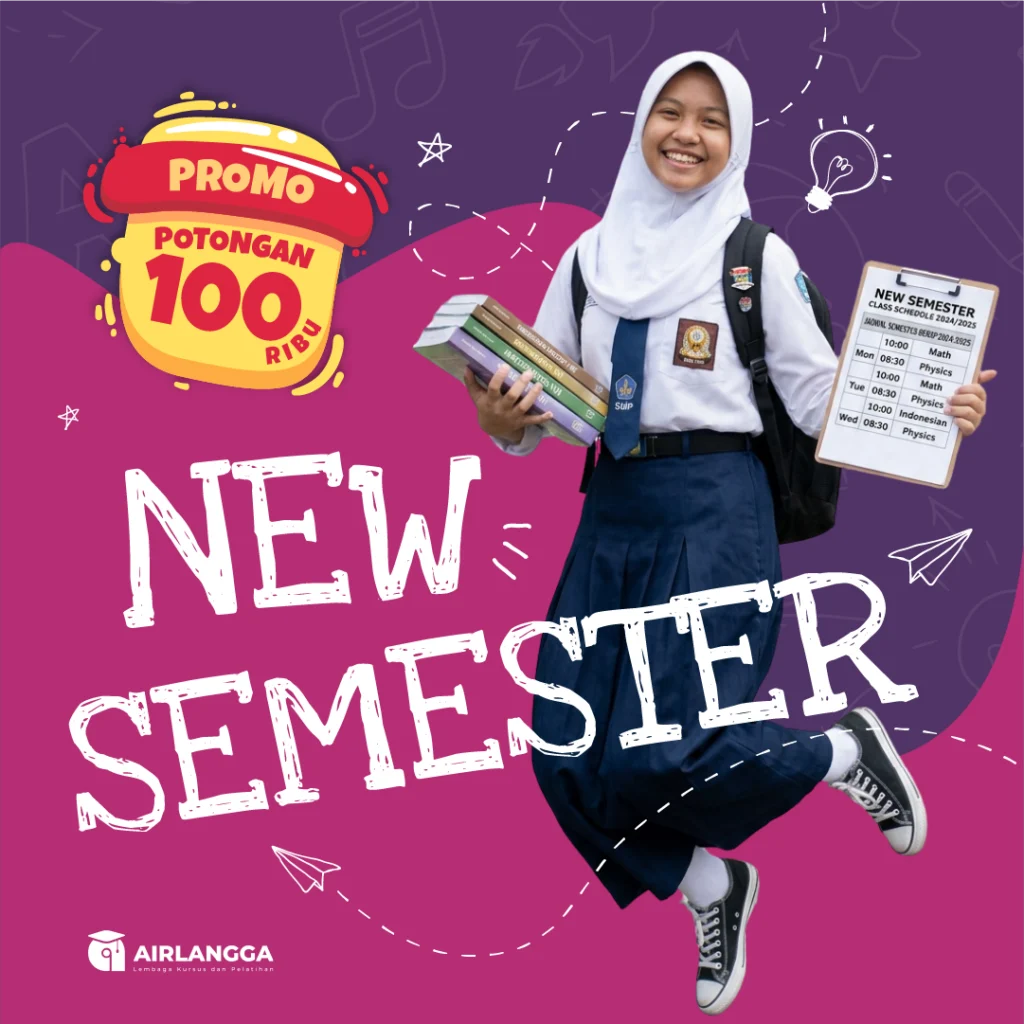 promo diskon new semester lkp airlangga