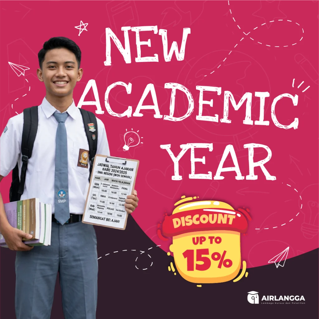 promo diskon new academic year lkp airlangga tahun ajaran baru